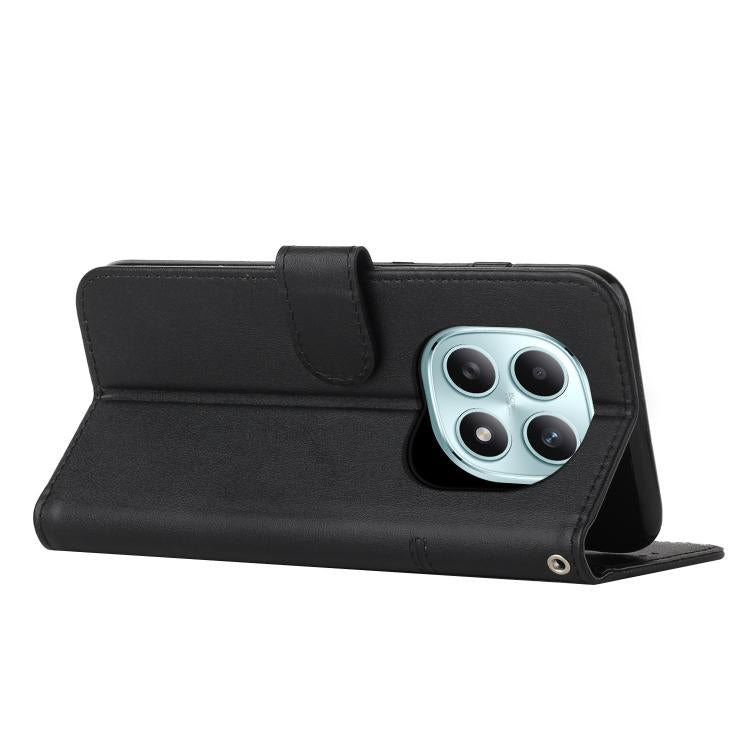 For Redmi Note 15 4G / 5G Global 164mm Stitching Calf Texture Buckle Leather Phone Case