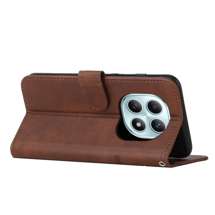 For Redmi Note 15 4G / 5G Global 164mm Stitching Calf Texture Buckle Leather Phone Case