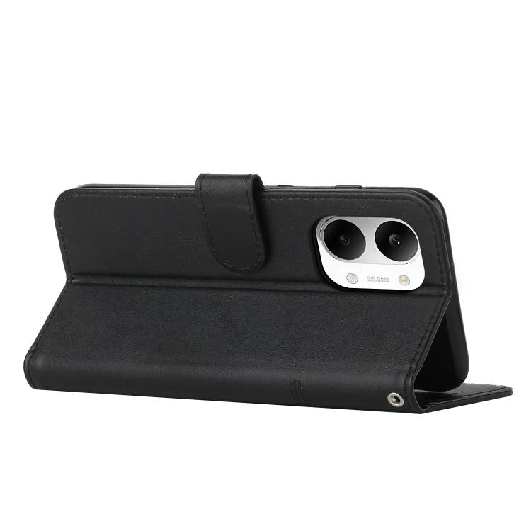 For Redmi Turbo 5 Max / Poco X8 Pro Max 5G Stitching Calf Texture Buckle Leather Phone Case