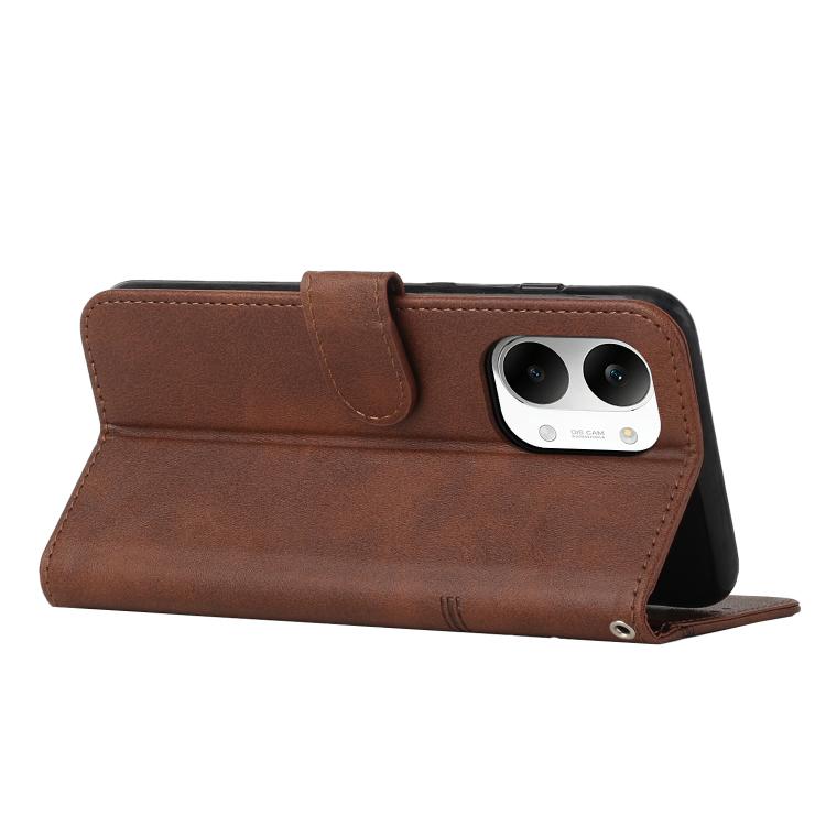 For Redmi Turbo 5 Max / Poco X8 Pro Max 5G Stitching Calf Texture Buckle Leather Phone Case