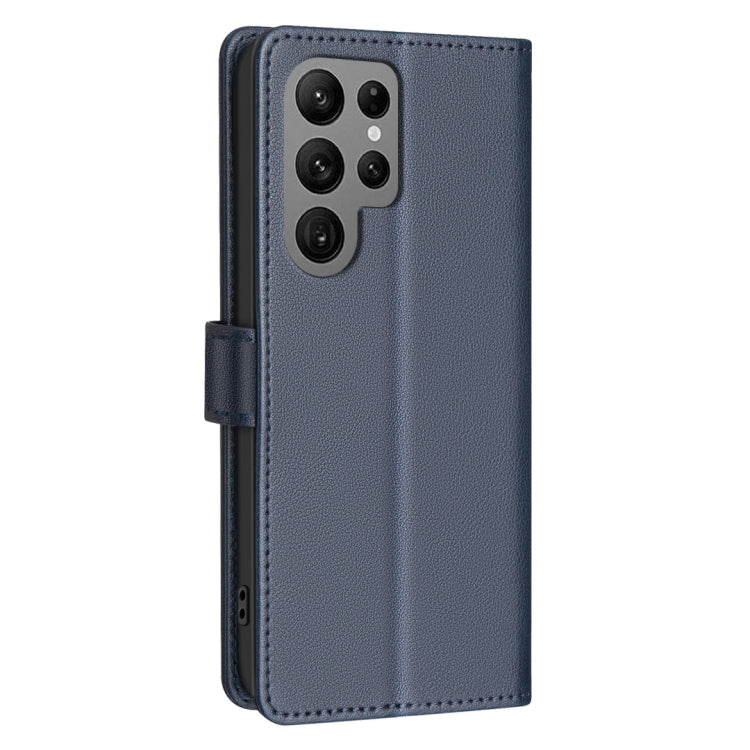 For Samsung Galaxy S25 Ultra 5G Litchi Texture RFID Anti-theft Leather Phone Case
