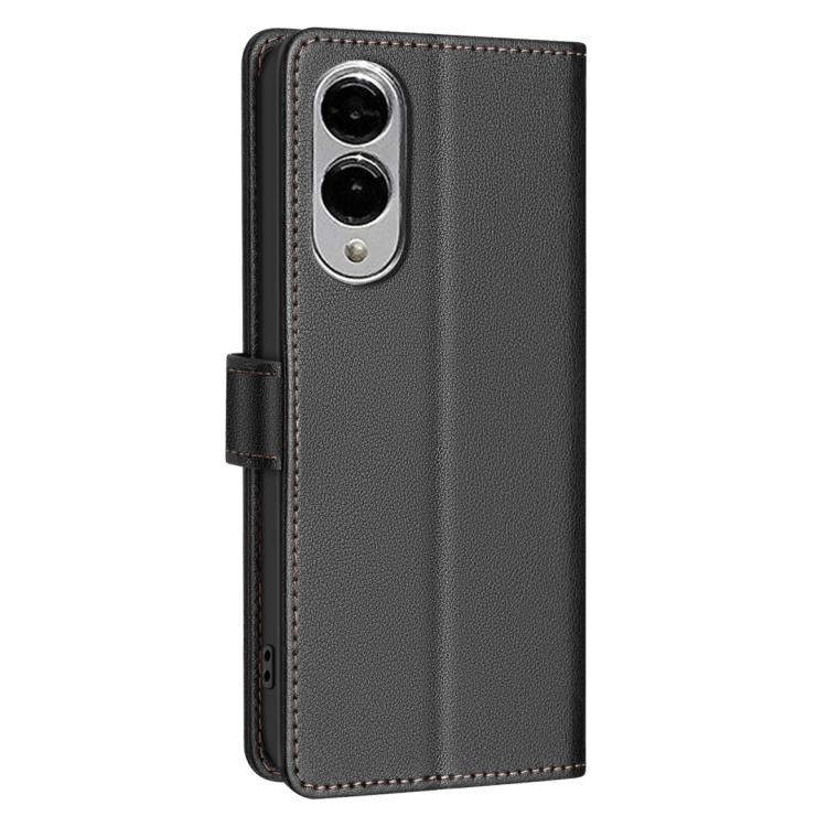 For Samsung Galaxy S25 Edge 5G Litchi Texture RFID Anti-theft Leather Phone Case