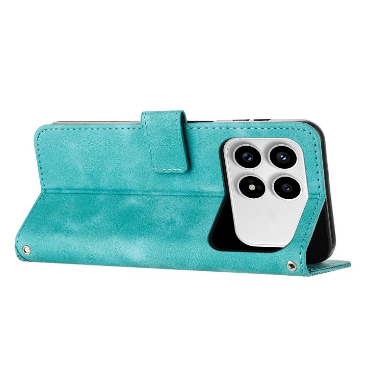 For Redmi K90 / Poco F8 Pro Dream Triangle Leather Phone Case with Lanyard