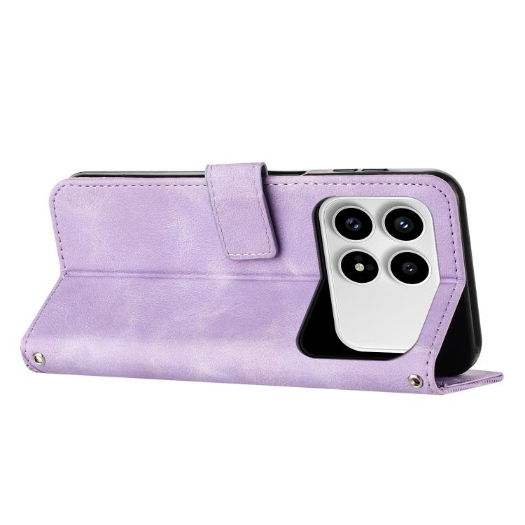 For Redmi K90 / Poco F8 Pro Dream Triangle Leather Phone Case with Lanyard