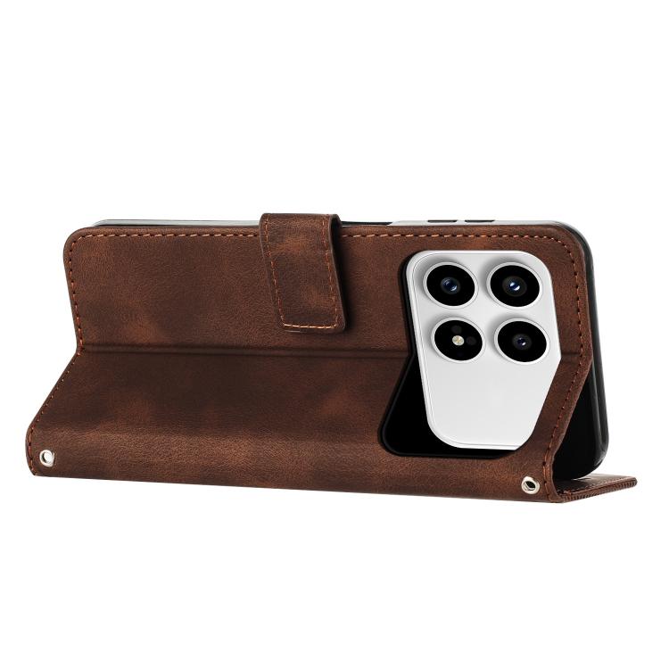 For Redmi K90 / Poco F8 Pro Dream Triangle Leather Phone Case with Lanyard