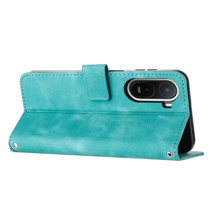 For Redmi A7 Pro 4G 171mm Dream Triangle Leather Phone Case with Lanyard