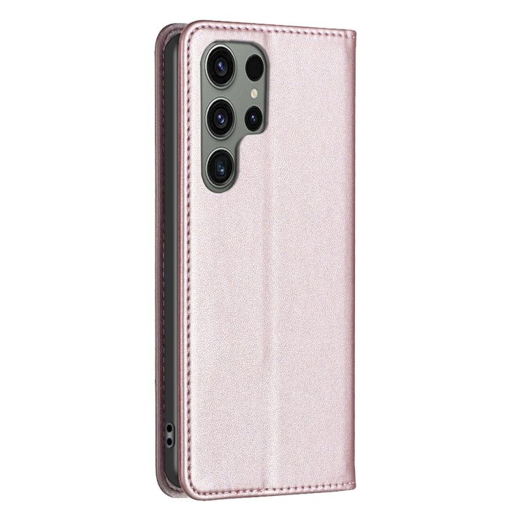 For Samsung Galaxy S25 Ultra 5G Magnetic Leather Phone Case