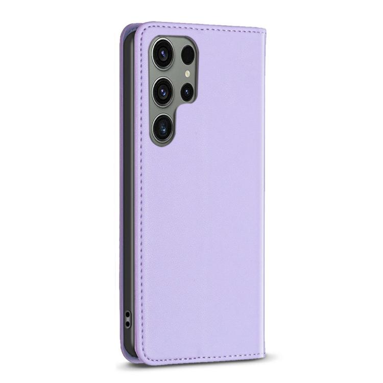 For Samsung Galaxy S25 Ultra 5G Magnetic Leather Phone Case