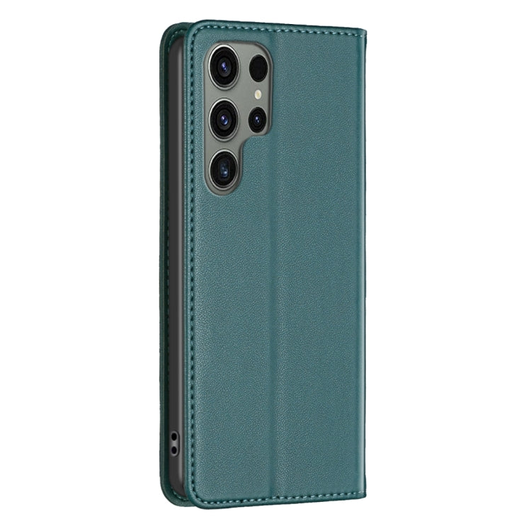 For Samsung Galaxy S25 Ultra 5G Magnetic Leather Phone Case