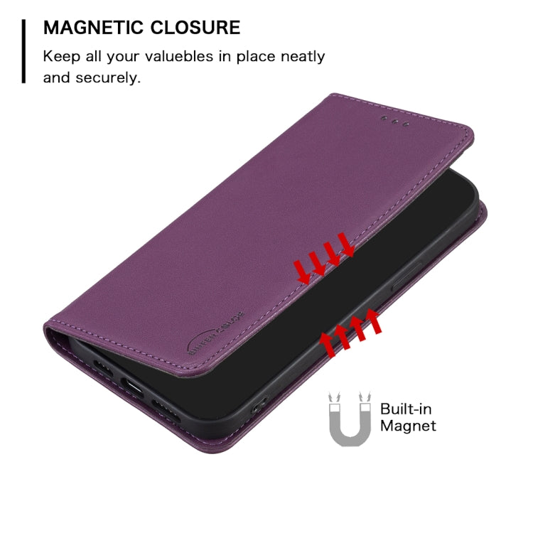 For Samsung Galaxy S25 Ultra 5G Magnetic Leather Phone Case