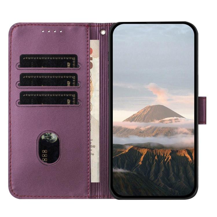 For Tecno Camon 50 4G Triangle Pattern Buckle Clasp Leather Phone Case