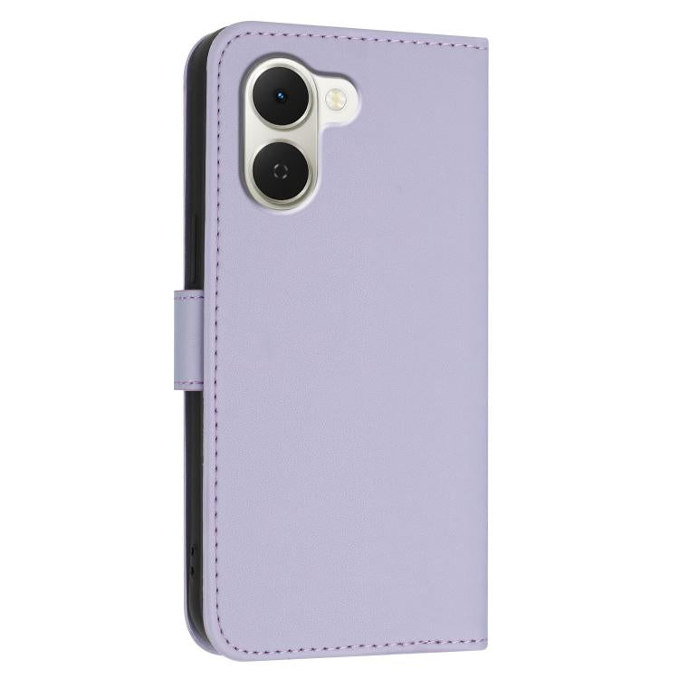 For Tecno Spark Go 3 / Pop 20 4G Triangle Pattern Buckle Clasp Leather Phone Case