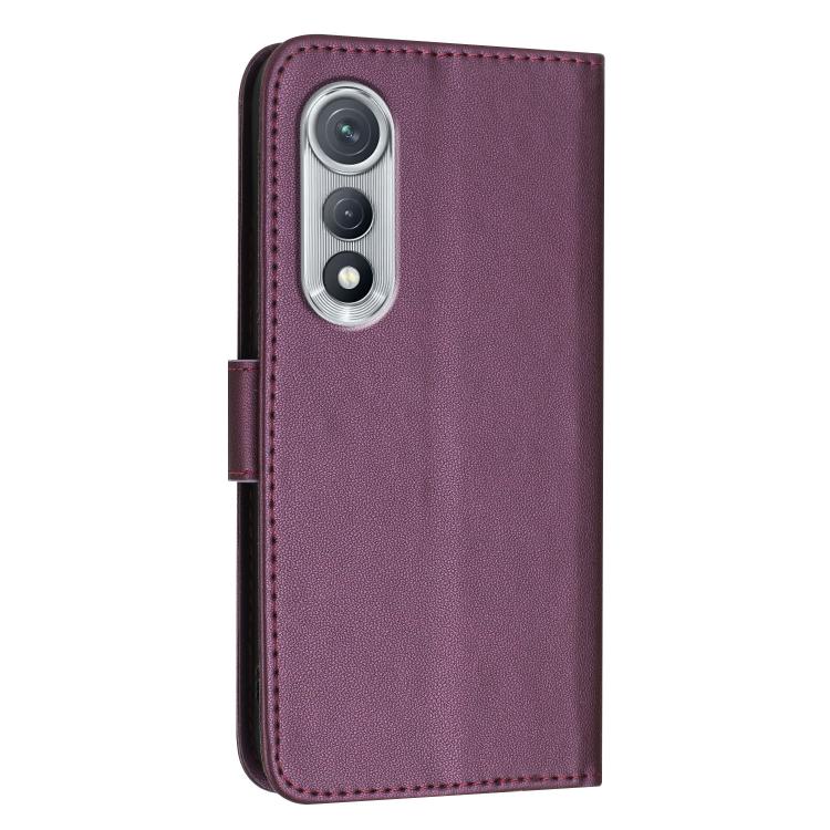 For Tecno Pova Curve Triangle Pattern Buckle Clasp Leather Phone Case