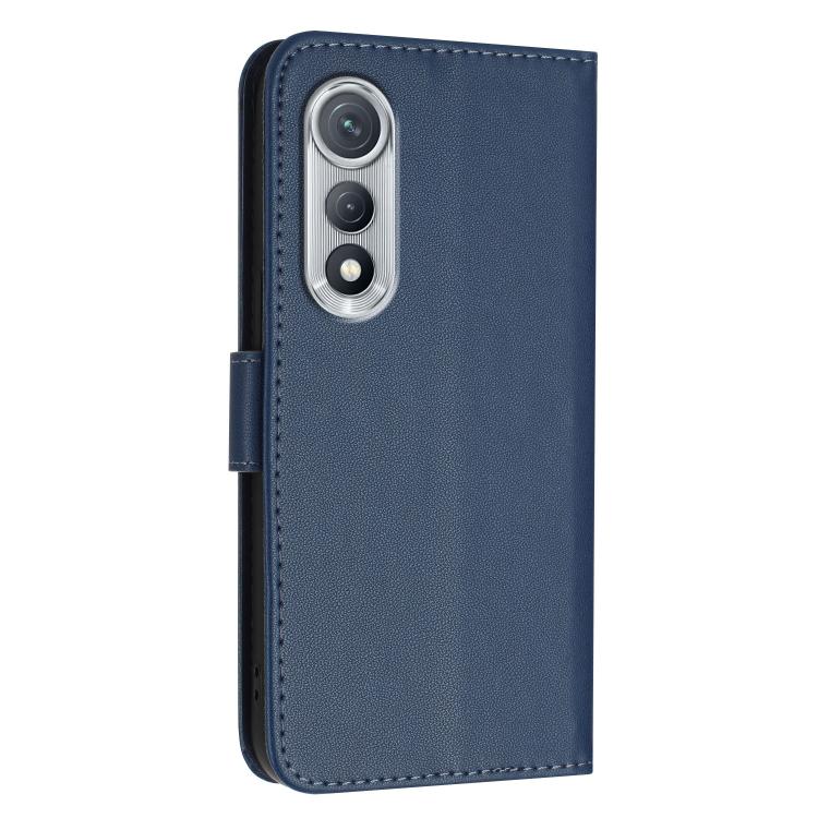 For Tecno Pova Curve Triangle Pattern Buckle Clasp Leather Phone Case