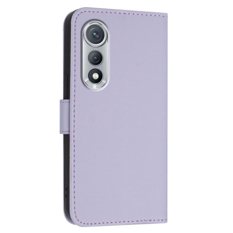 For Tecno Pova Curve Triangle Pattern Buckle Clasp Leather Phone Case