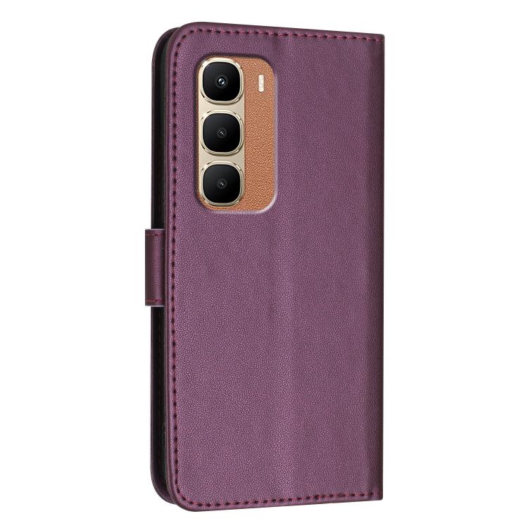 For Infinix Hot 70 5G Triangle Pattern Buckle Clasp Leather Phone Case