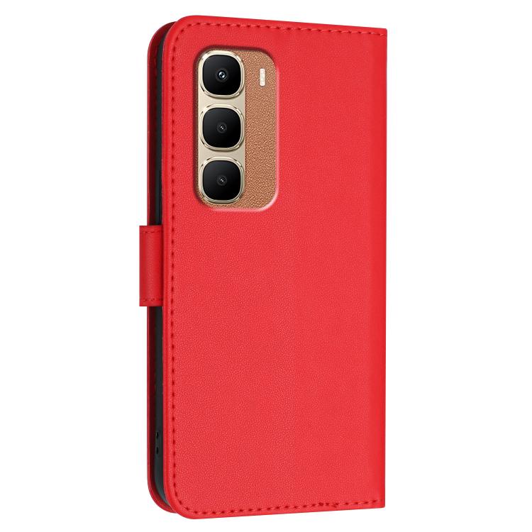 For Infinix Hot 70 5G Triangle Pattern Buckle Clasp Leather Phone Case