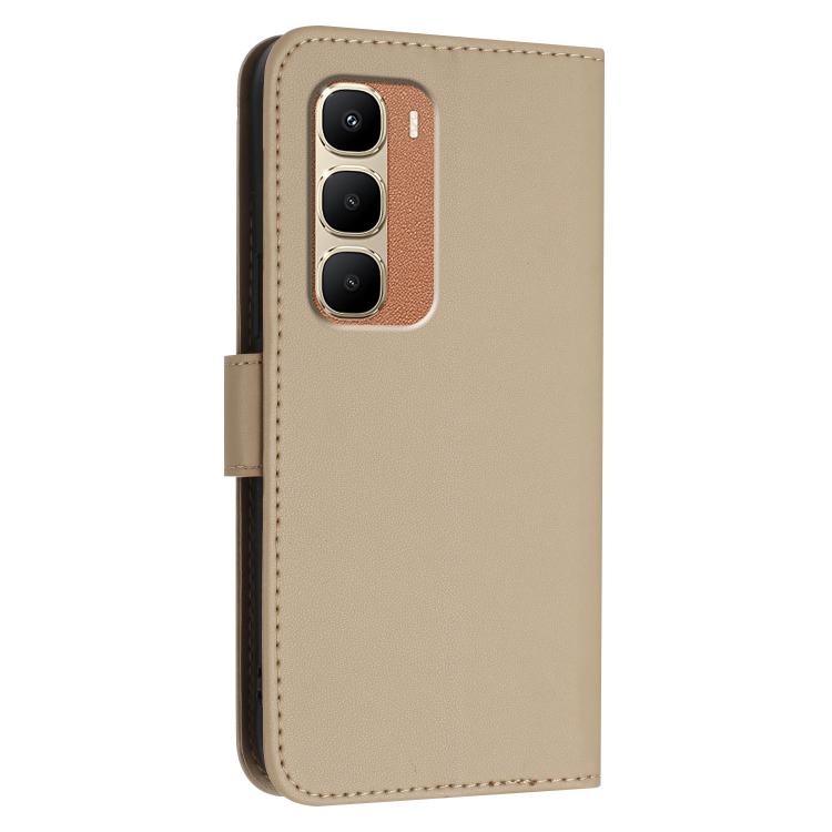 For Infinix Hot 70 5G Triangle Pattern Buckle Clasp Leather Phone Case