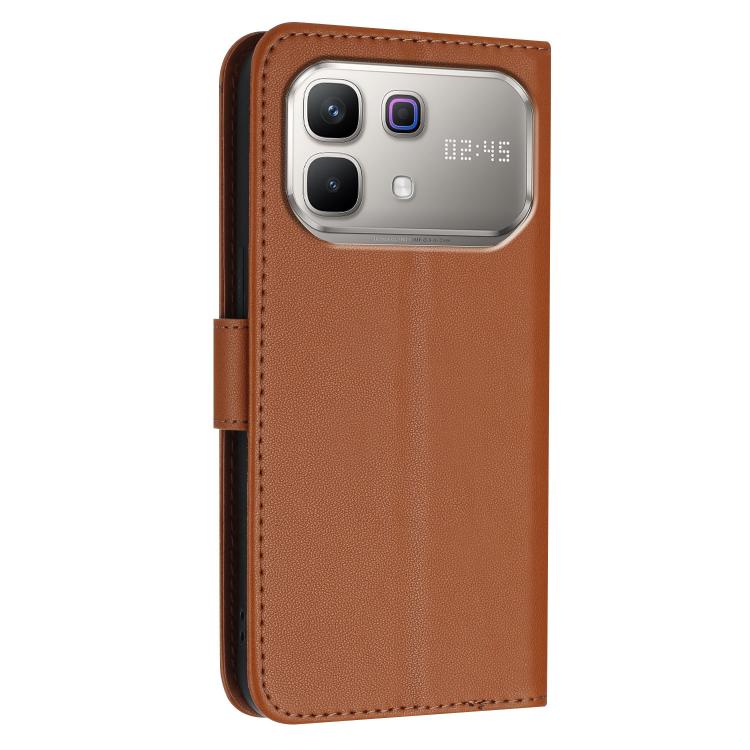 For Infinix Note 60 5G Triangle Pattern Buckle Clasp Leather Phone Case