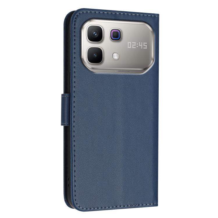 For Infinix Note 60 5G Triangle Pattern Buckle Clasp Leather Phone Case