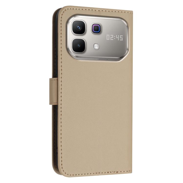For Infinix Note 60 5G Triangle Pattern Buckle Clasp Leather Phone Case