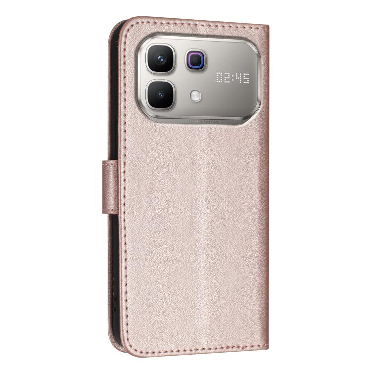 For Infinix Note 60 5G Triangle Pattern Buckle Clasp Leather Phone Case