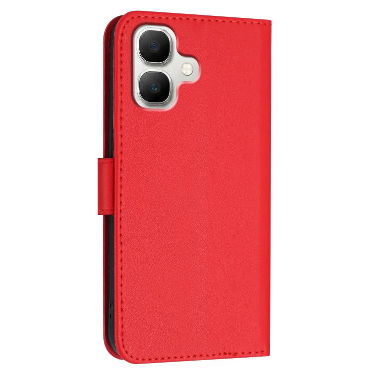 For Infinix Smart 20 4G Triangle Pattern Buckle Clasp Leather Phone Case