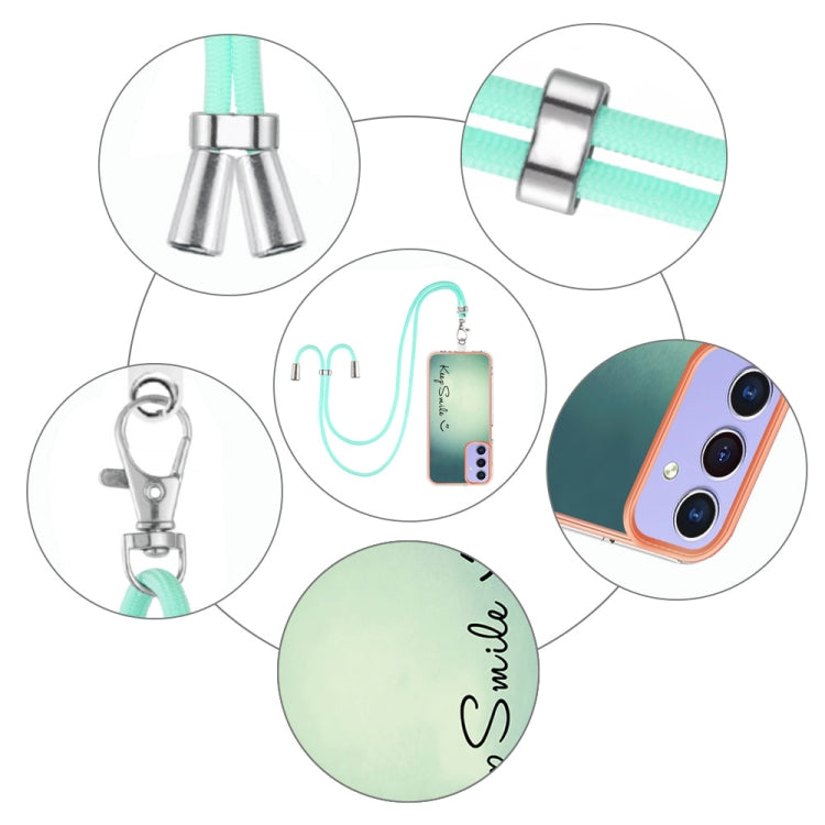 For Samsung Galaxy A16 5G Electroplating Dual-side IMD Phone Case with Lanyard