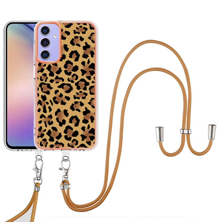 For Samsung Galaxy A16 5G Electroplating Dual-side IMD Phone Case with Lanyard