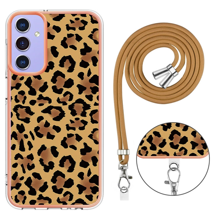 For Samsung Galaxy A16 5G Electroplating Dual-side IMD Phone Case with Lanyard