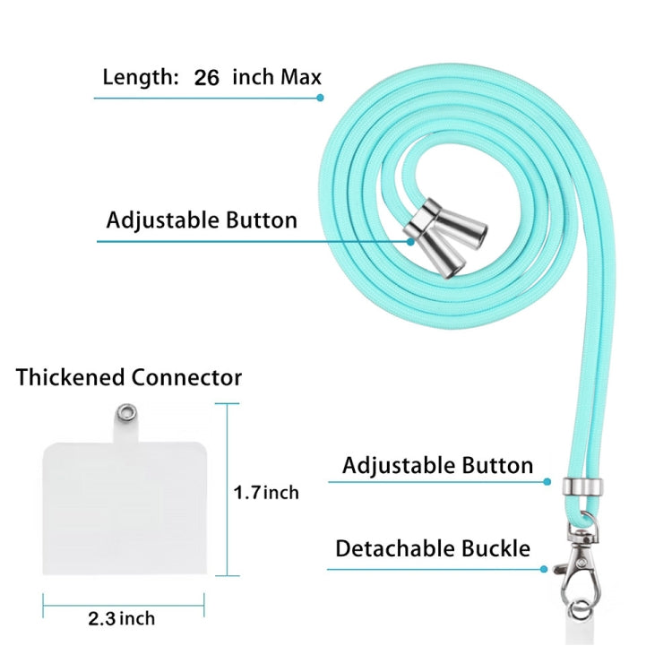 For Samsung Galaxy A06 4G Electroplating Dual-side IMD Phone Case with Lanyard