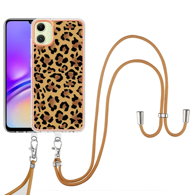 For Samsung Galaxy A06 4G Electroplating Dual-side IMD Phone Case with Lanyard