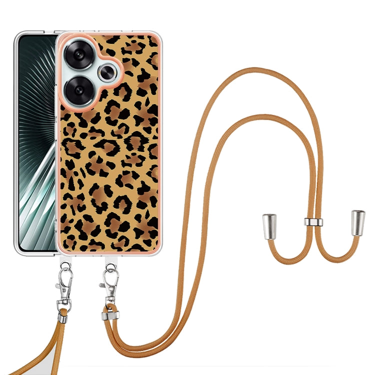 For Xiaomi Poco F6 5G Electroplating Dual-side IMD Phone Case with Lanyard