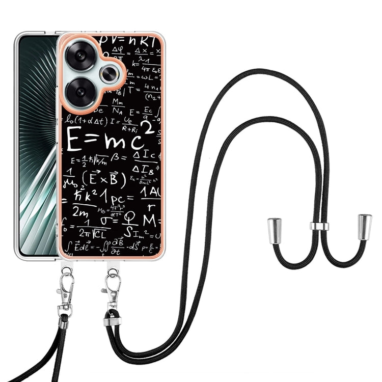 For Xiaomi Poco F6 5G Electroplating Dual-side IMD Phone Case with Lanyard