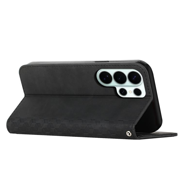 For Samsung Galaxy S26 Ultra 5G Diamond Splicing Skin Feel Magnetic Leather Phone Case
