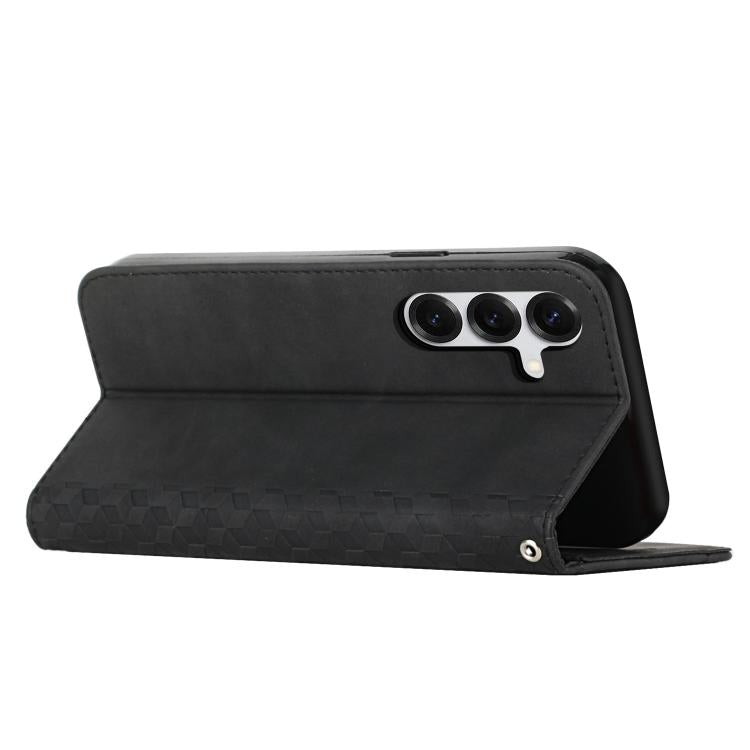 For Samsung Galaxy S26+ 5G Diamond Splicing Skin Feel Magnetic Leather Phone Case