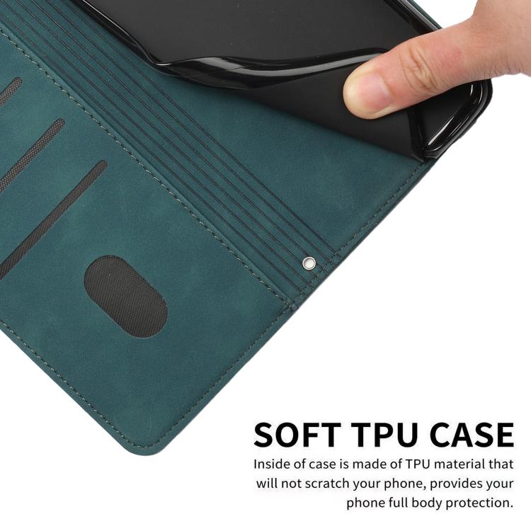 For Redmi Note 15 4G / 5G Global 164mm Skin Feel Heart Embossed Leather Phone Case with Long Lanyard