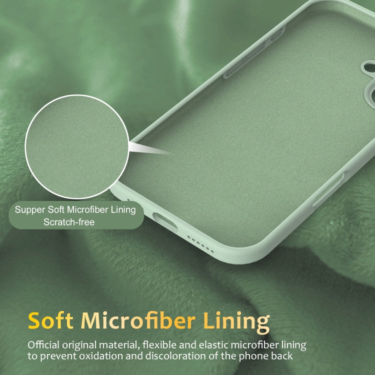 For iPhone 16 Plus Liquid Silicone MagSafe Phone Case with Rotating Holder