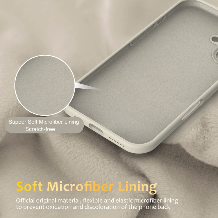 For iPhone 16 Liquid Silicone MagSafe Phone Case with Rotating Holder