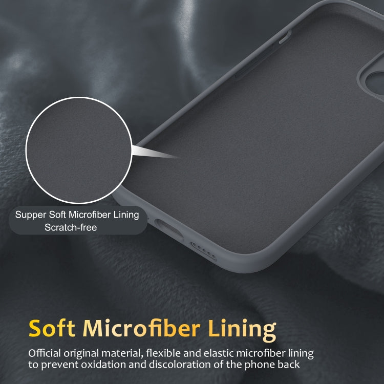 For iPhone 14 Plus Liquid Silicone MagSafe Phone Case with Rotating Holder