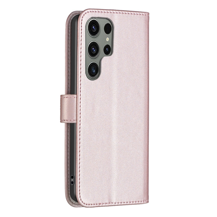 For Samsung Galaxy S25 Ultra 5G Magnetic Buckle Leather Phone Case