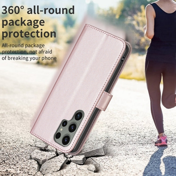 For Samsung Galaxy S25 Ultra 5G Magnetic Buckle Leather Phone Case