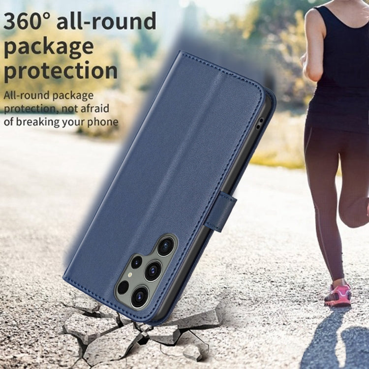 For Samsung Galaxy S25 Ultra 5G Magnetic Buckle Leather Phone Case