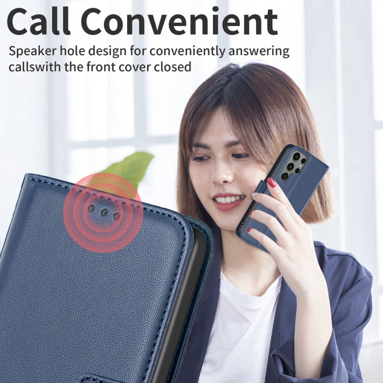 For Samsung Galaxy S25 Ultra 5G Magnetic Buckle Leather Phone Case