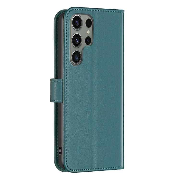 For Samsung Galaxy S25 Ultra 5G Magnetic Buckle Leather Phone Case