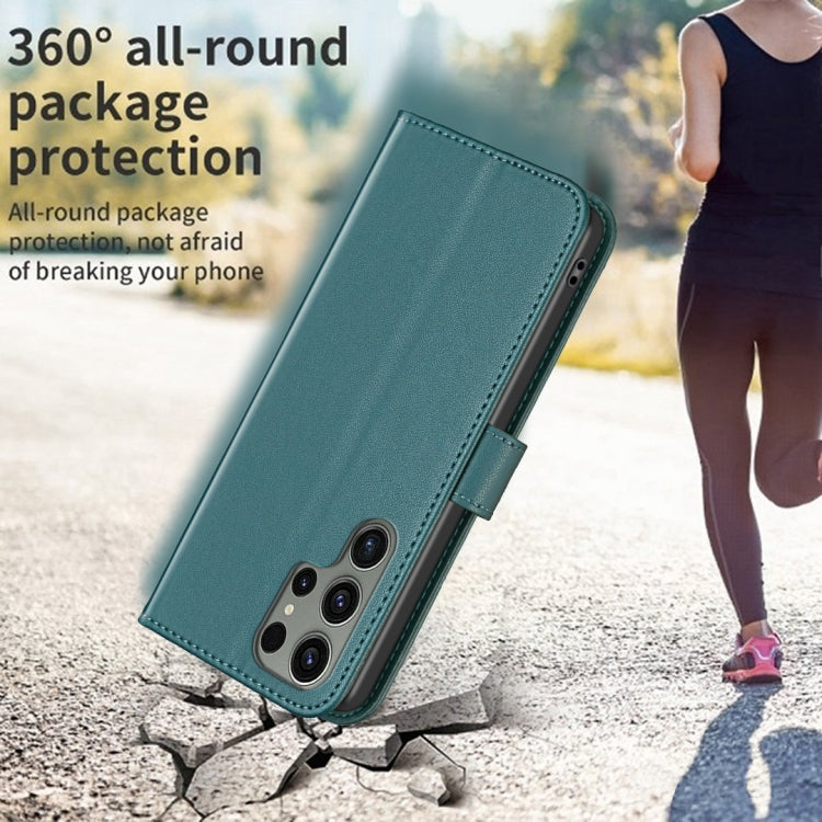 For Samsung Galaxy S25 Ultra 5G Magnetic Buckle Leather Phone Case