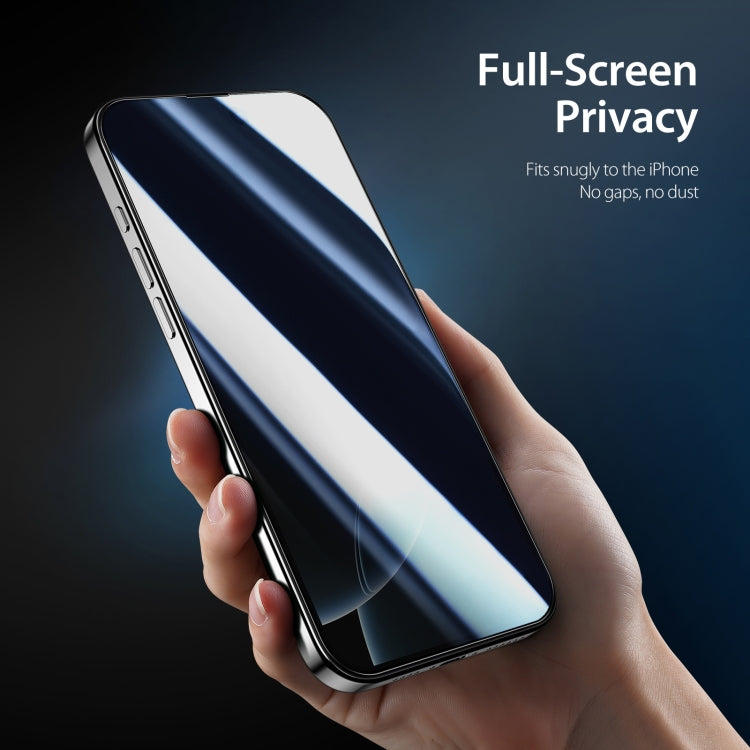 For iPhone 16 Pro Max 5pcs DUX DUCIS 0.33mm 9H High Aluminum Anti-spy HD Tempered Glass Film