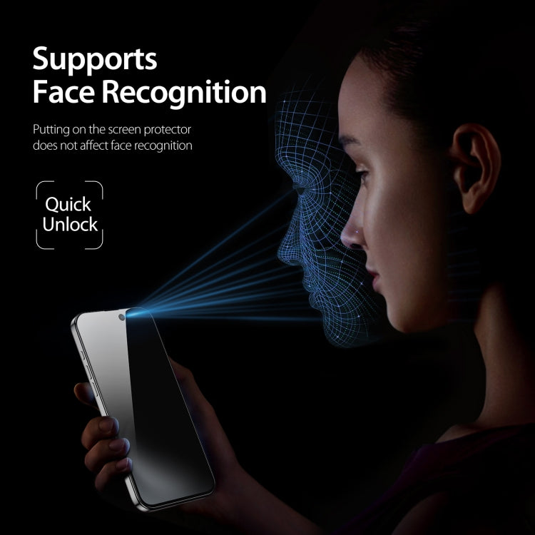 For iPhone 16 5pcs DUX DUCIS 0.33mm 9H High Aluminum Anti-spy HD Tempered Glass Film