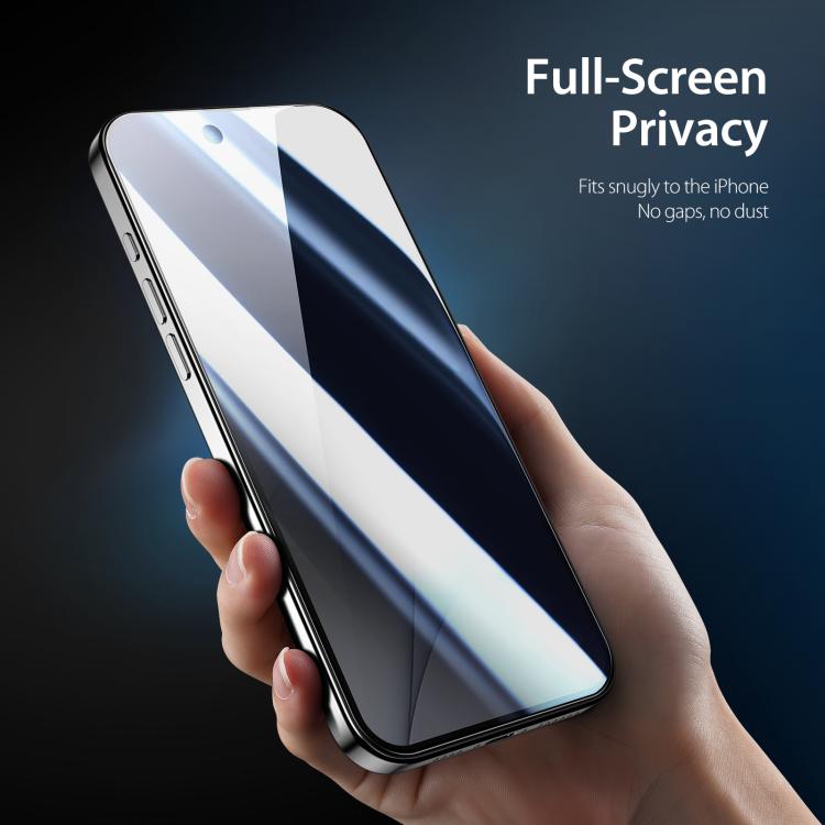 For iPhone 17e / 16e 5pcs DUX DUCIS 0.33mm 9H High Aluminum Anti-spy HD Tempered Glass Film