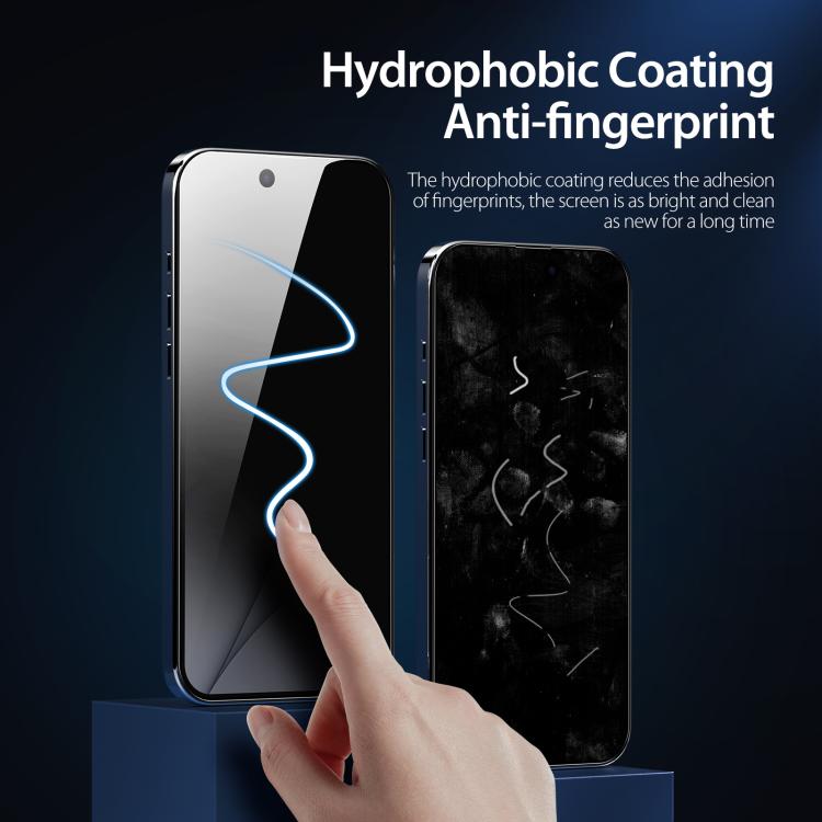 For iPhone 17e / 16e 5pcs DUX DUCIS 0.33mm 9H High Aluminum Anti-spy HD Tempered Glass Film